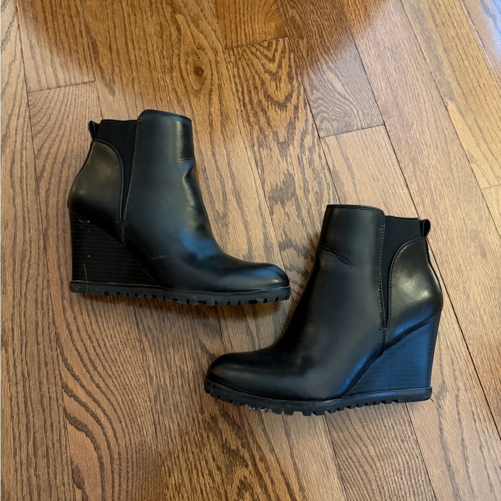 Nine West Curtis Wedge Boots - 7M